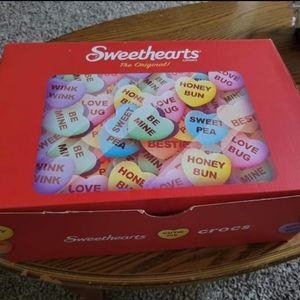 Valentines day crocs-limited edition.